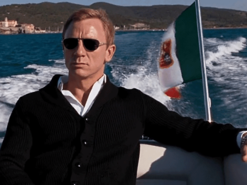 Quantum of Solace Shawl-Collar&nbsp;Cardigan