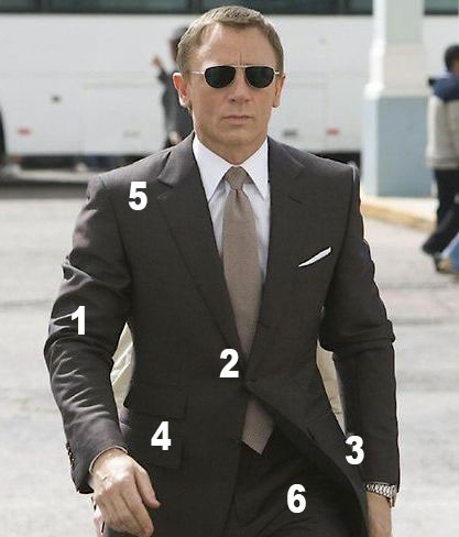 Daniel Craig Quantum of Solace Dark Brown Tom Ford Suit